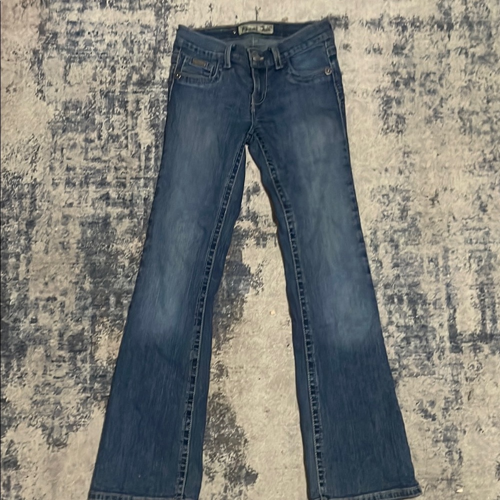 Blue Boot Cut Jeans Classic Denim Style